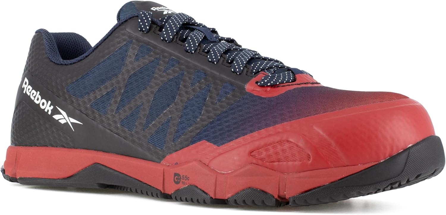 

Мужские оксфорды Reebok Work Speed TR Work Composite Toe, черный/синий/темно-синий