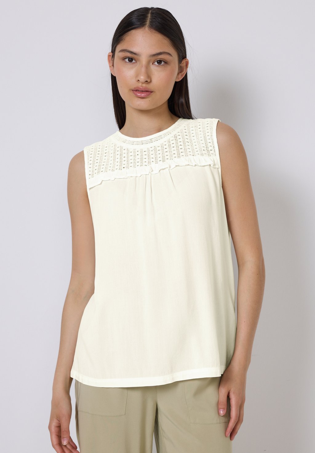 

Топ MIT DETAIL - Blouse Street One Studio, кремовый