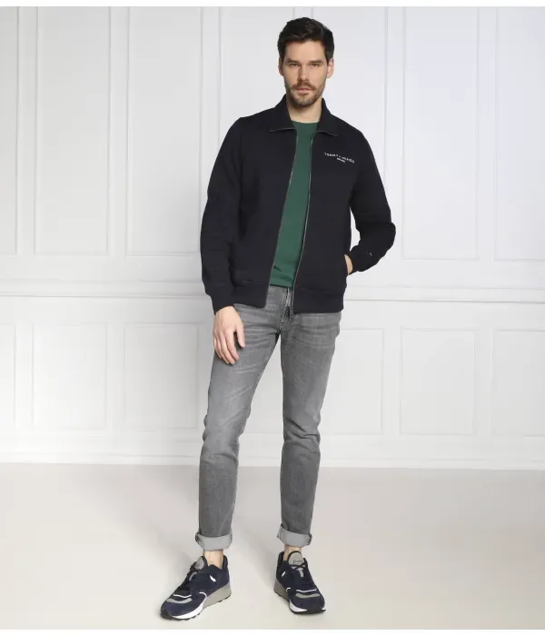 Толстовка с логотипом TOMMY на молнии regular fit Tommy Hilfiger, темно-синий — фото 2