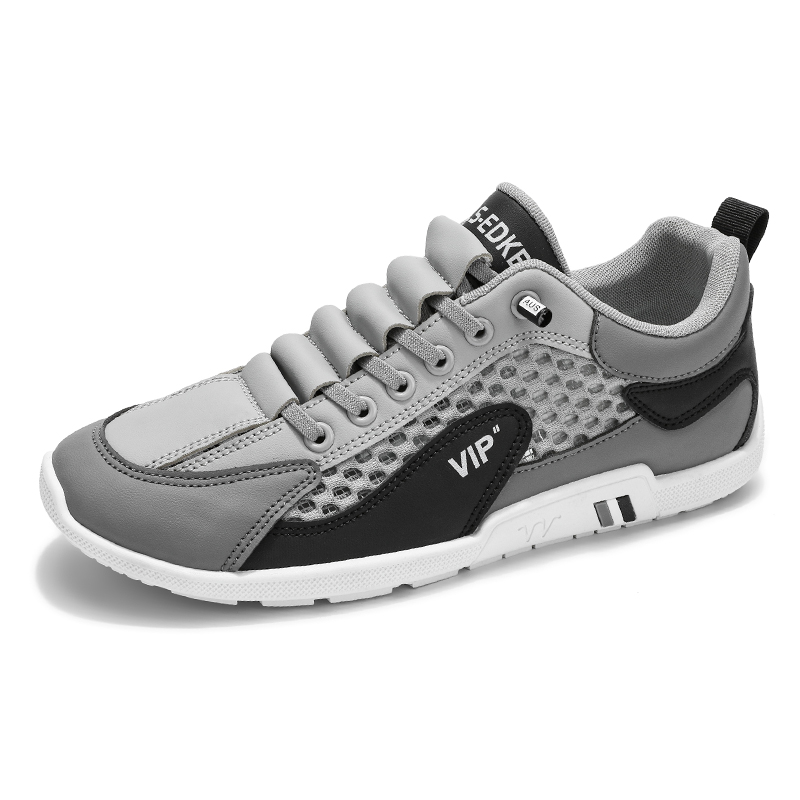 

KUPE Низкие повседневные туфли мужские черно-серые, цвет Black Gray