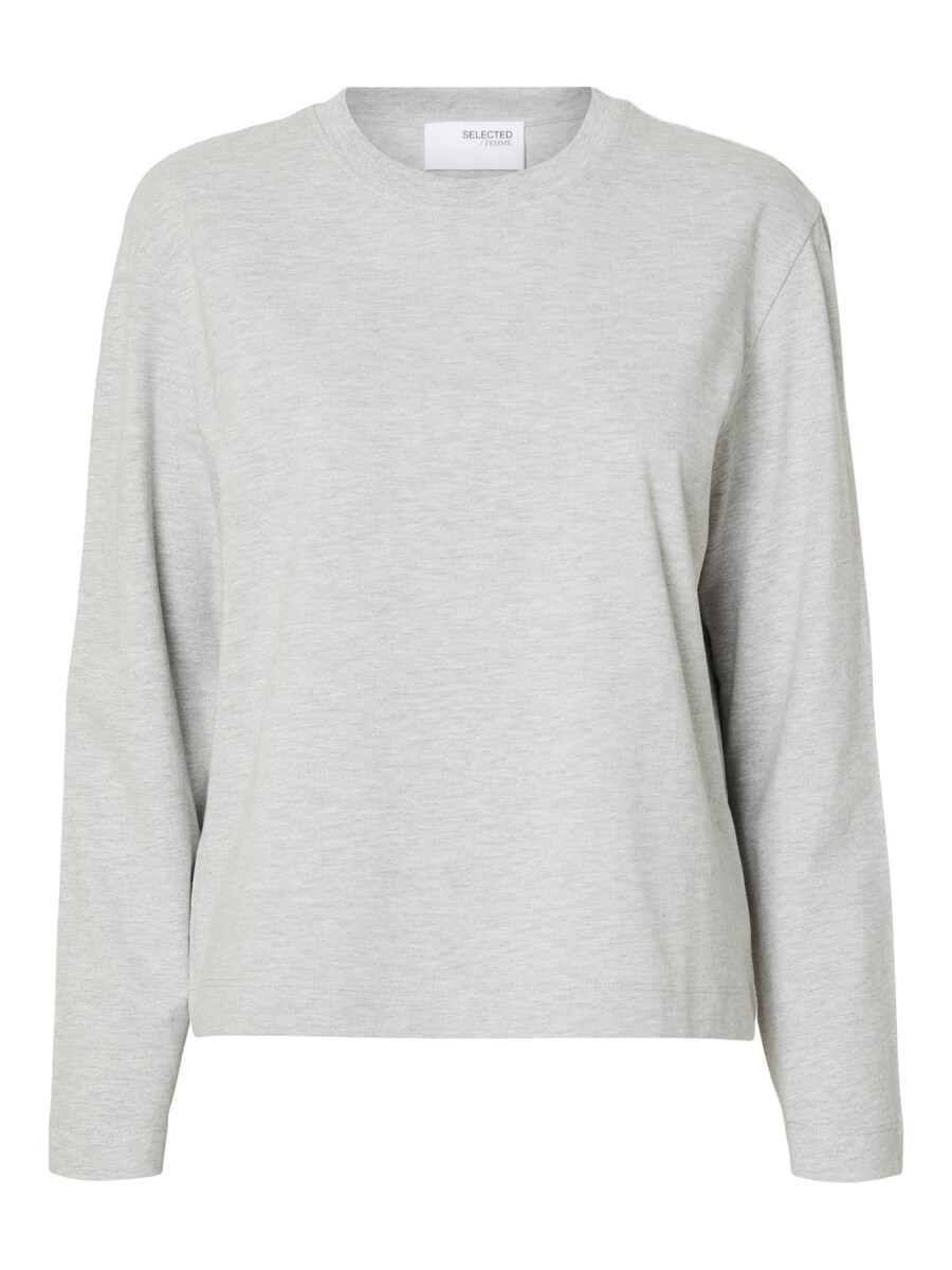 

Рубашка SELECTED Essential, цвет Light grey/mottled grey