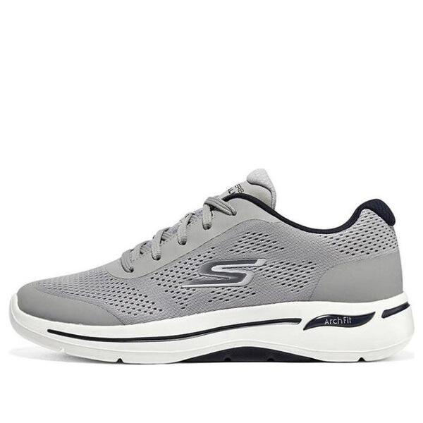 

Кроссовки go walk arch fit 'grey navy' Skechers, серый