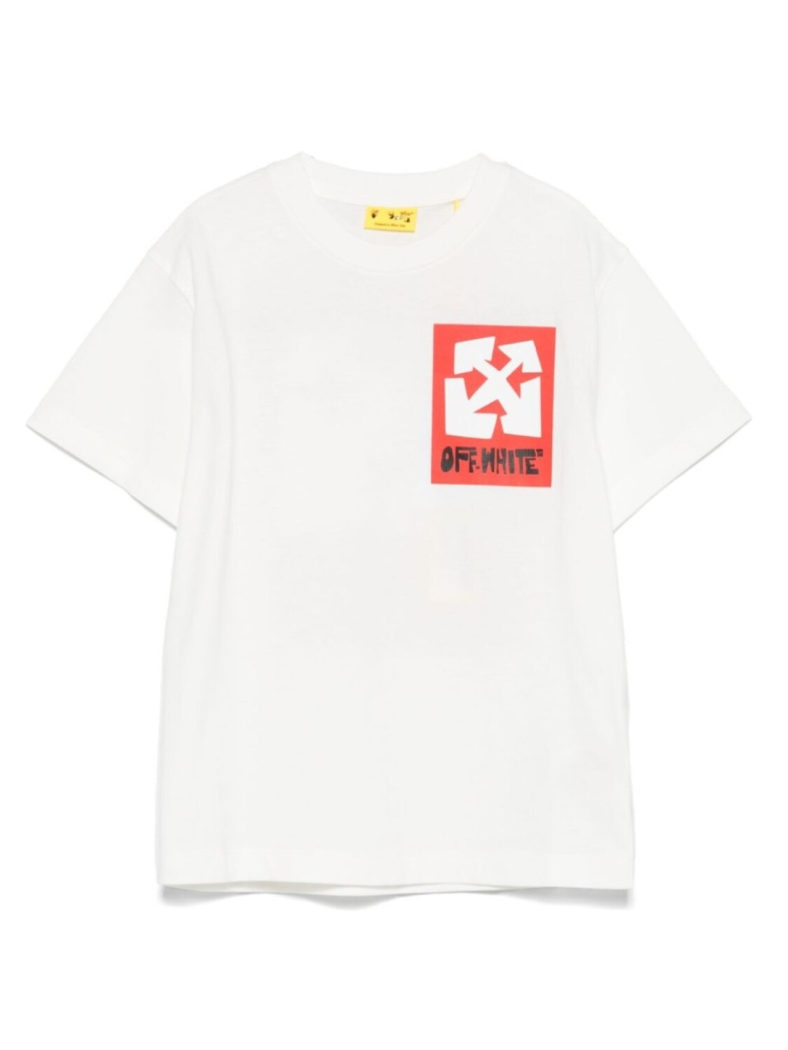 

Футболка Off-White Kids Big Label, белый