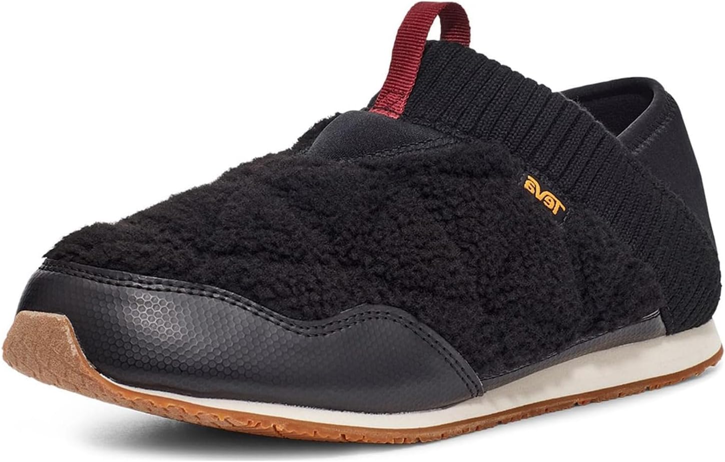 Мужские флисовые лоферы Teva Reember, черный — фото 3