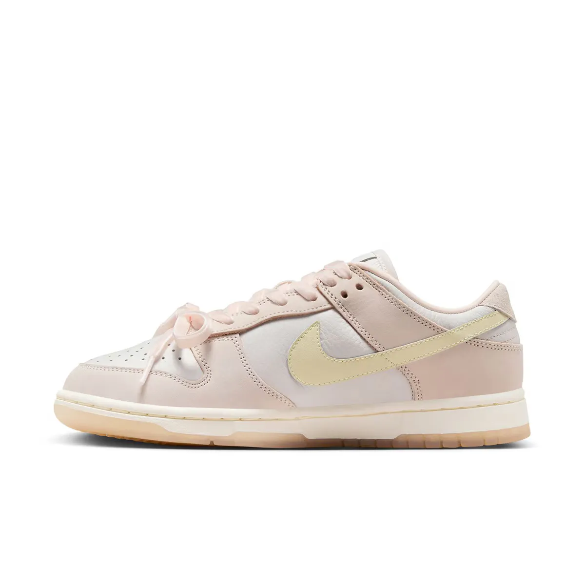 Dunk Low Premium Женские кроссовки Nike, белый/розовый — фото 4