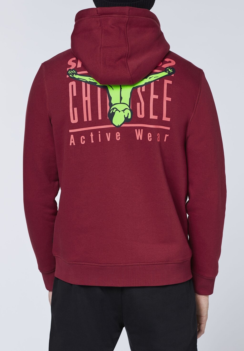 

Толстовка на молнии REGULAR FIT Chiemsee, темно-красный