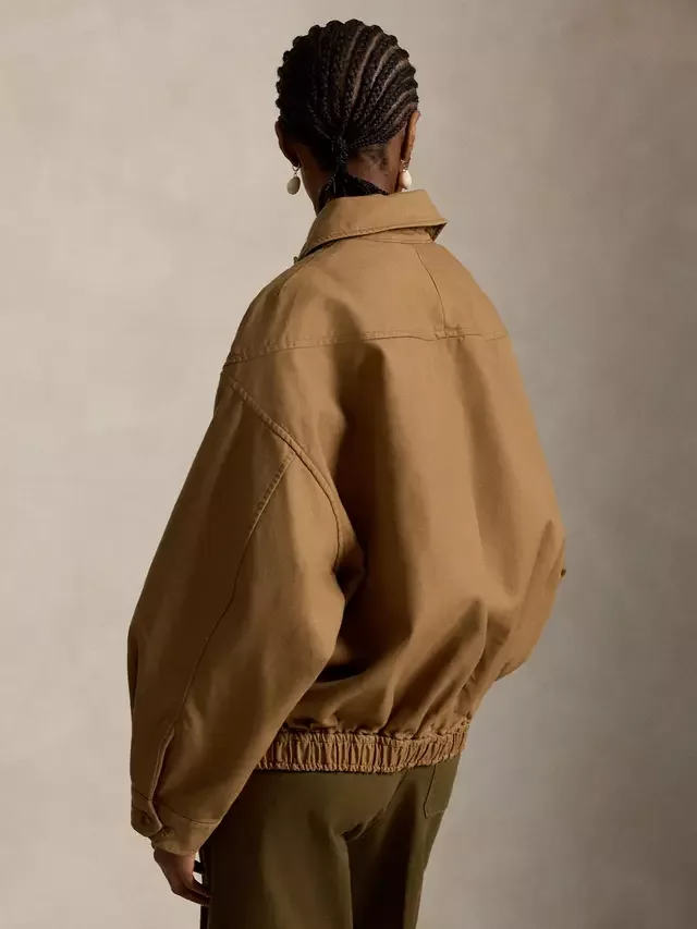 Двусторонняя куртка-бомбер Polo, бежевая Ralph Lauren — фото 2