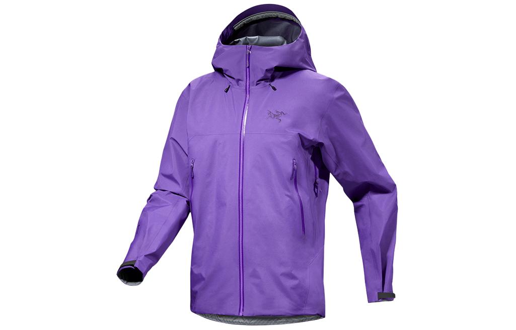 Водонепроницаемая, ветрозащитная, легкая ветровка мужская Arcteryx, цвет Edziza Orange/Edziza — фото 2