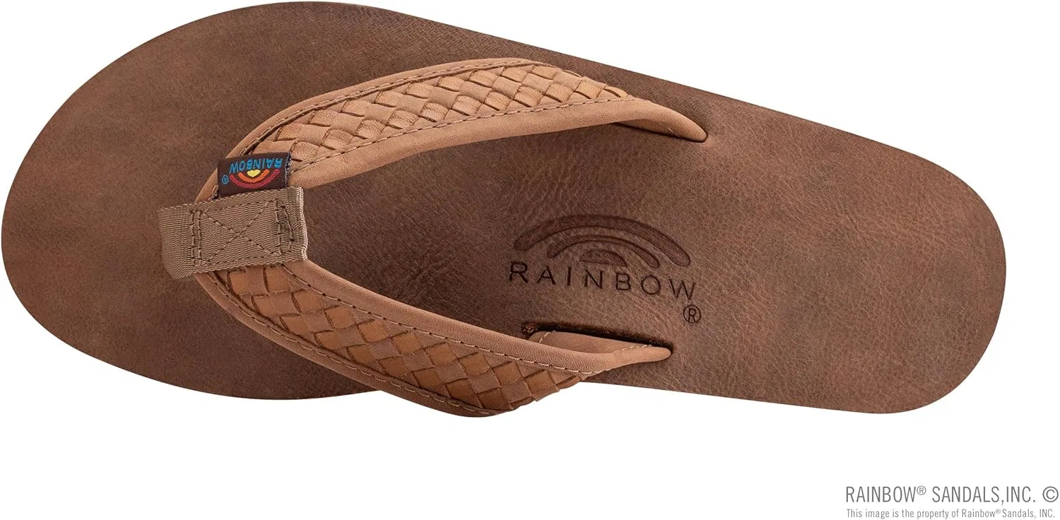 Сандалии из натуральной кожи, Rainbow, Nogales Wood Rainbow Sandals — фото 3