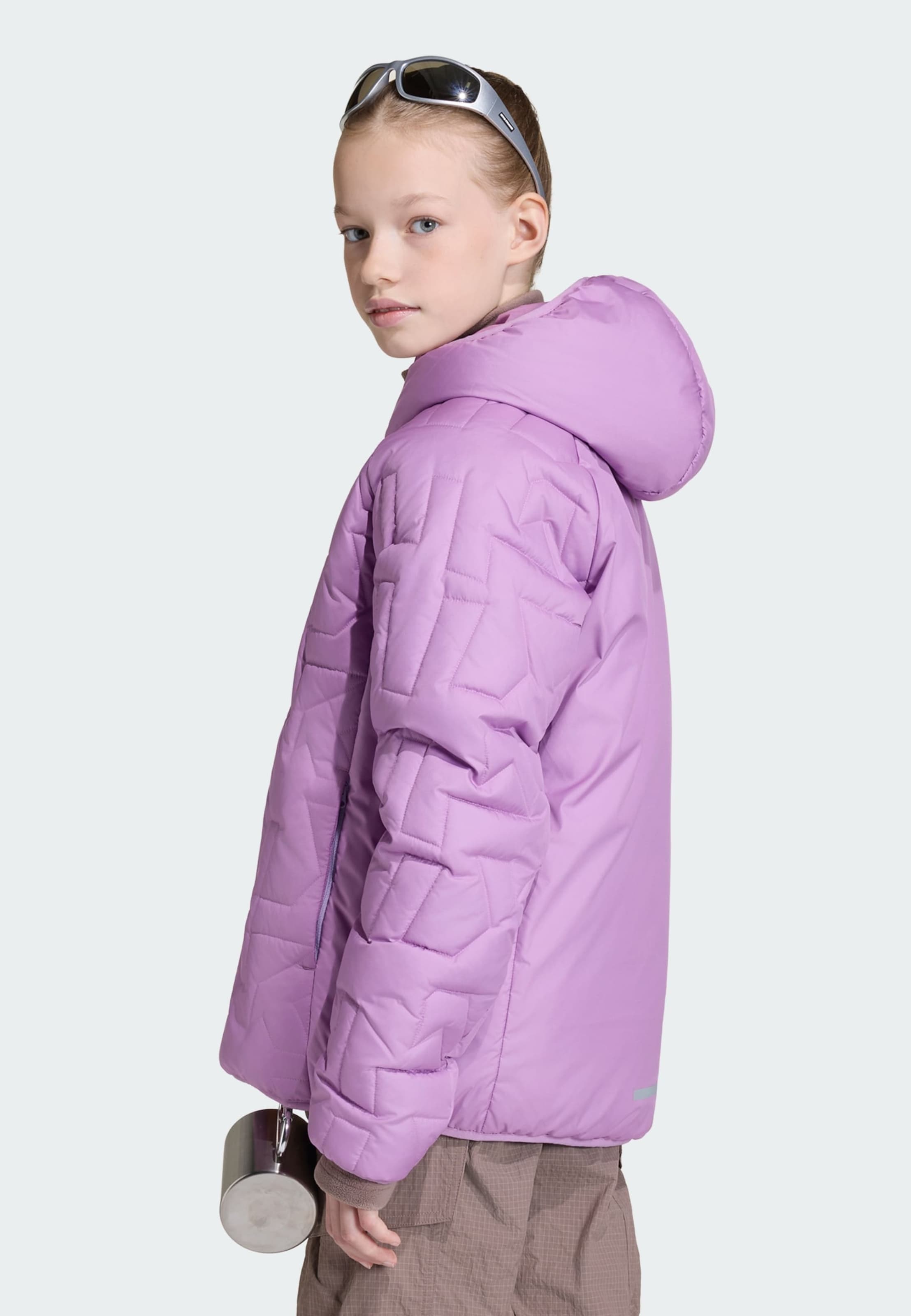 ADIDAS TERREX Куртка Outdoor 'Xperior' в цвете Plum — фото 4