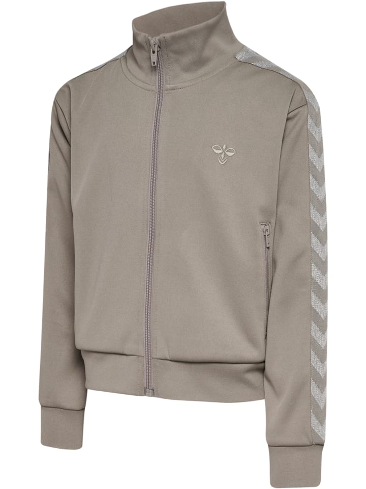 Hummel Детская куртка на молнии Hmljr Reg для девочек, цвет ROCK RIDGE — фото 4