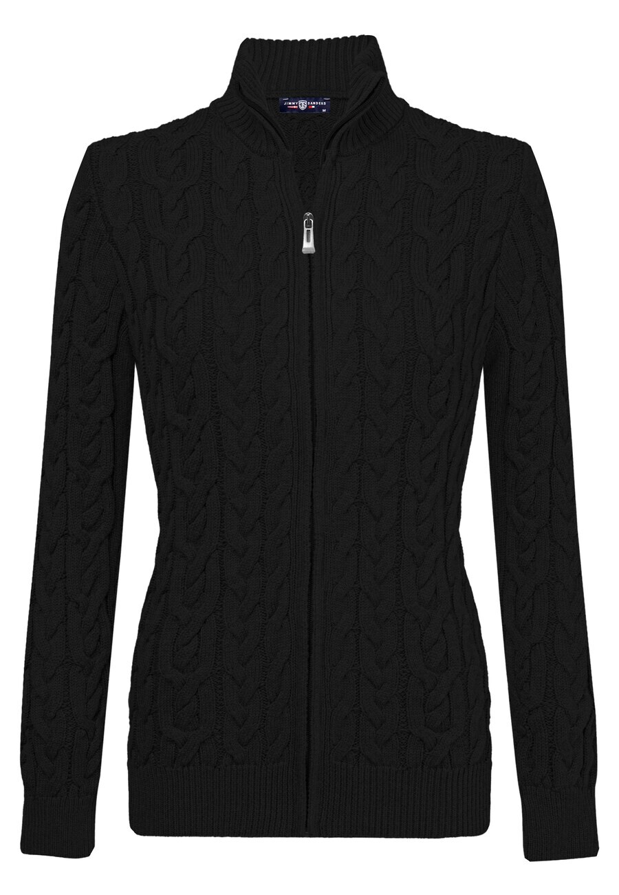 

Вязаный кардиган Jimmy Sanders Knit Cardigan, черный