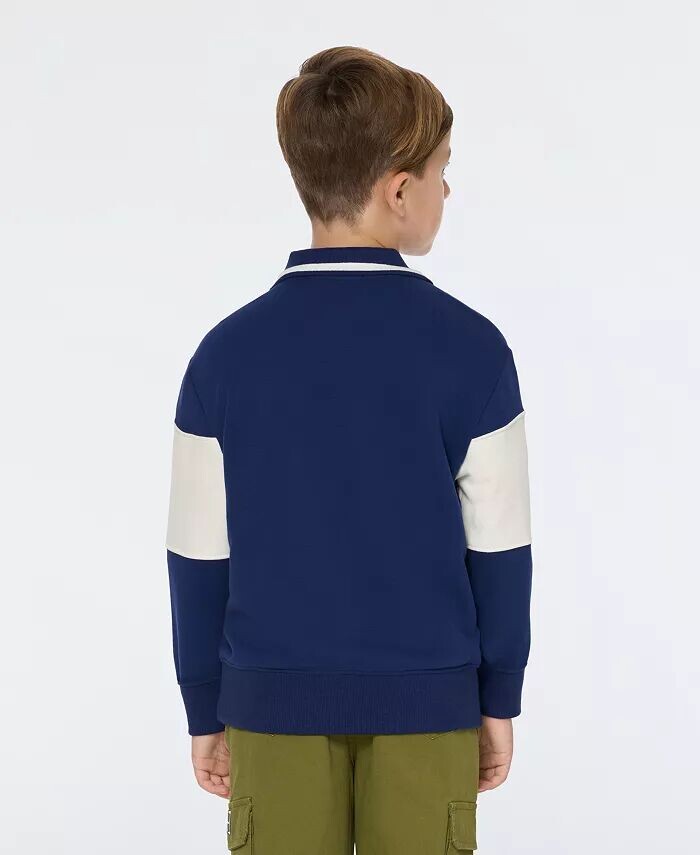 Рубашка-поло с рисунком из французского терри от SCOTCH & SODA Big Boys — фото 3