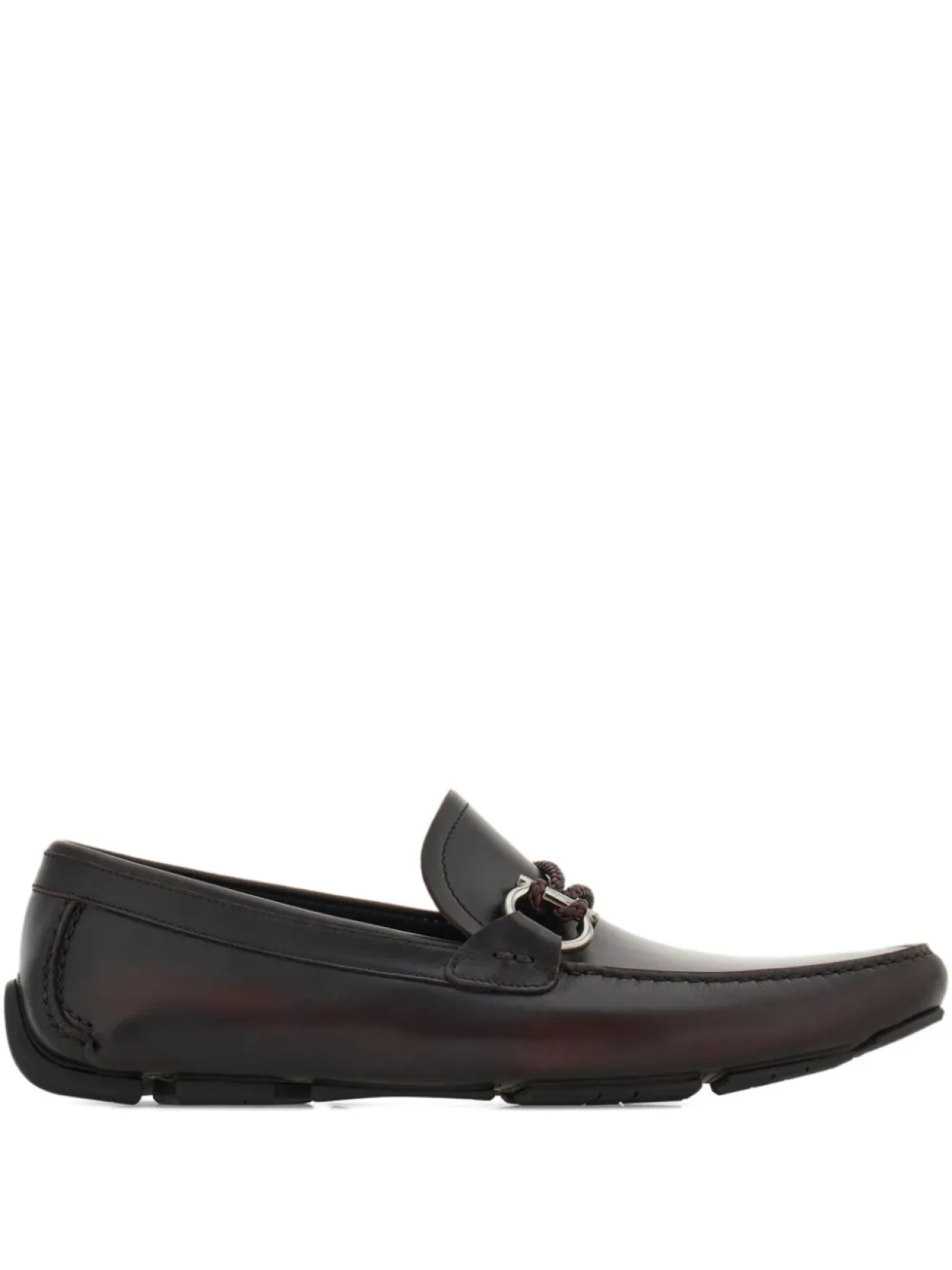 

Ferragamo лоферы с декором Gancini, красный