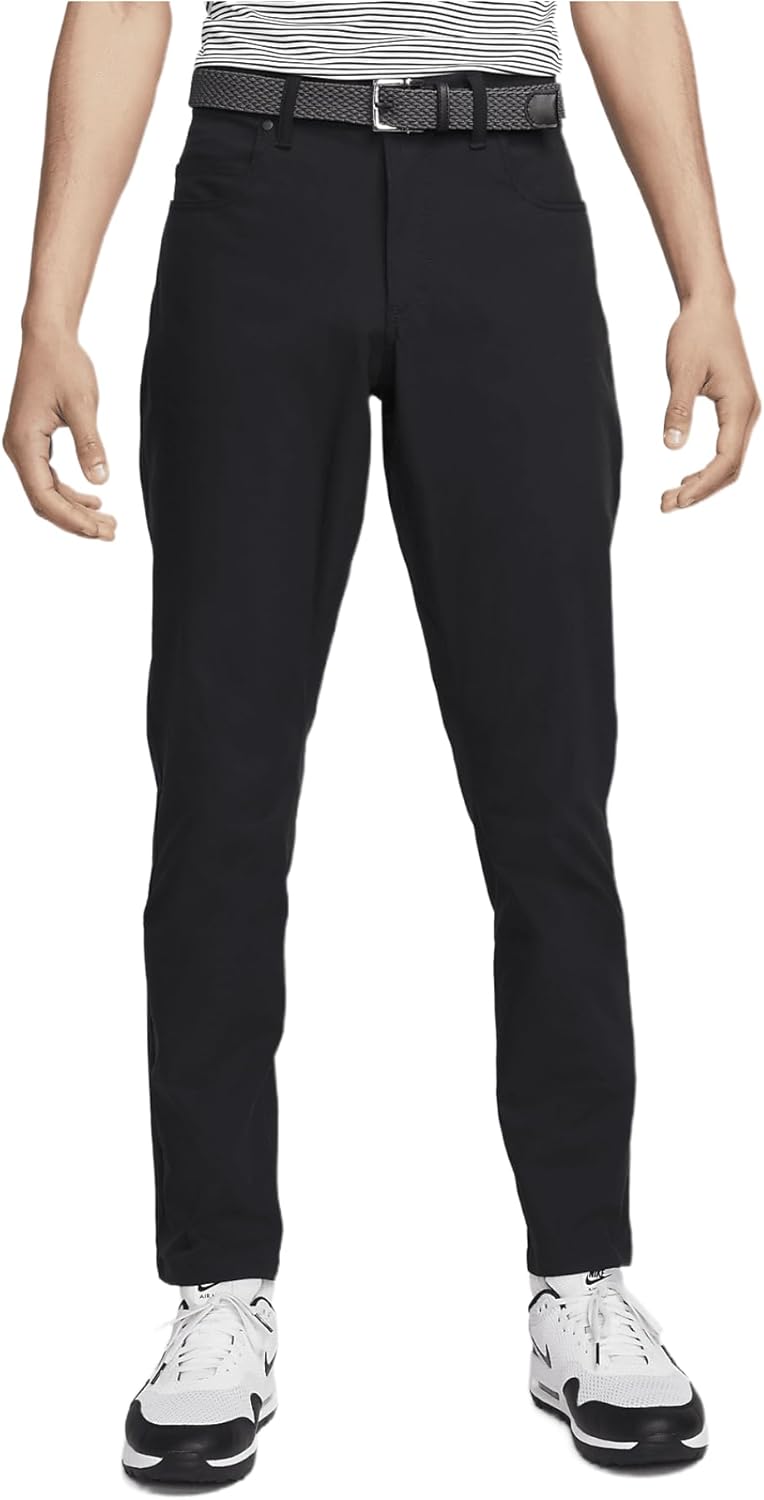 

Мужские узкие брюки для гольфа Nike Tour с пятью карманами, 32 дюйма, Black/Black