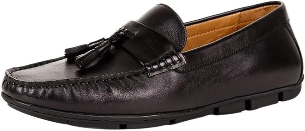 Лоферы мужские кожаные классические, Black DHFIRUFSHLO