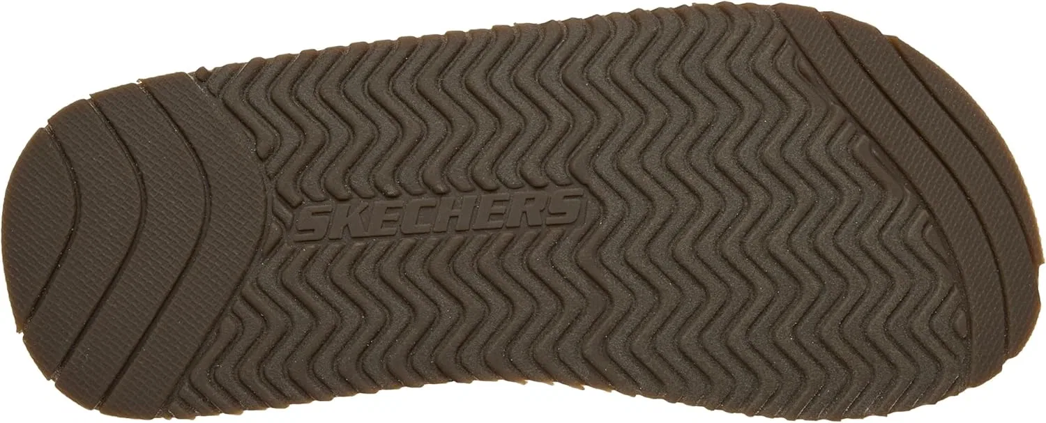 Сандалии из парусины Skechers, коричневый — фото 2