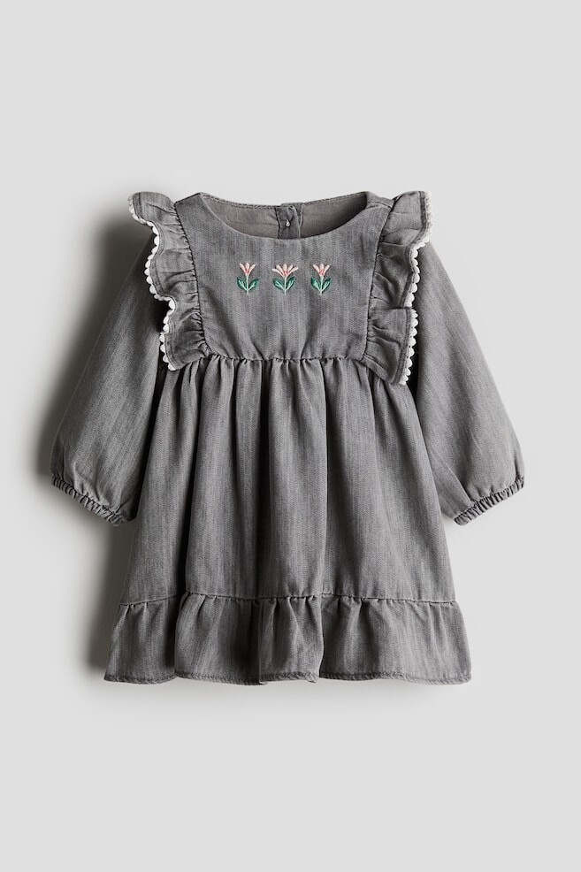 

Платье с длинными рукавами H&M, серый