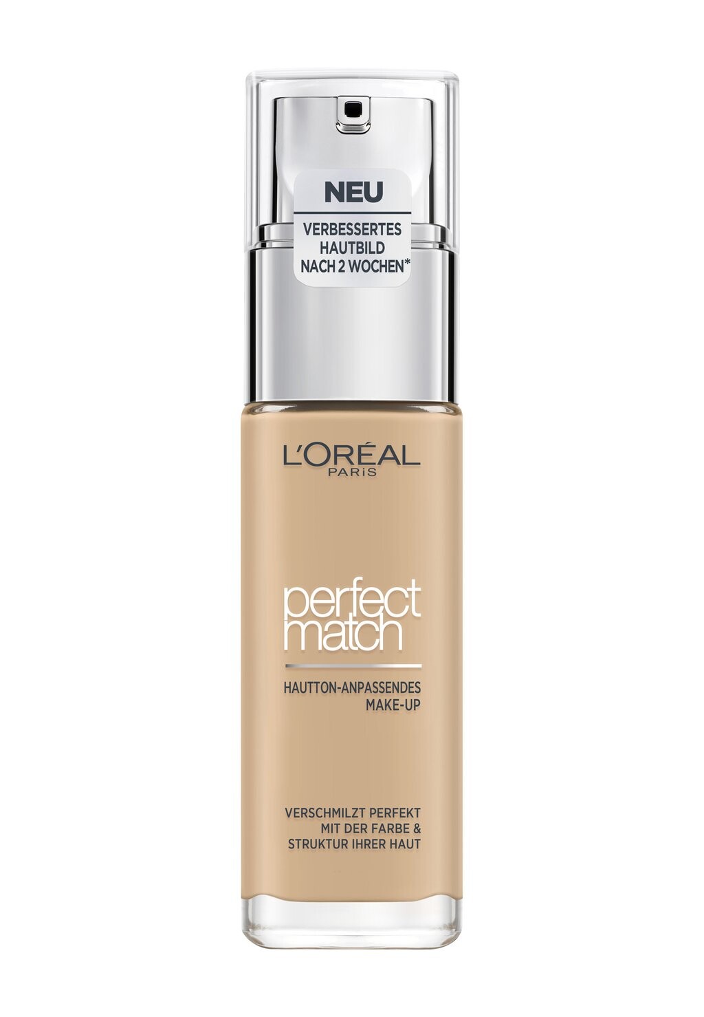 

Тональная основа PERFECT MATCH MAKE-UP L'Oreal, цвет 3n creamy beige