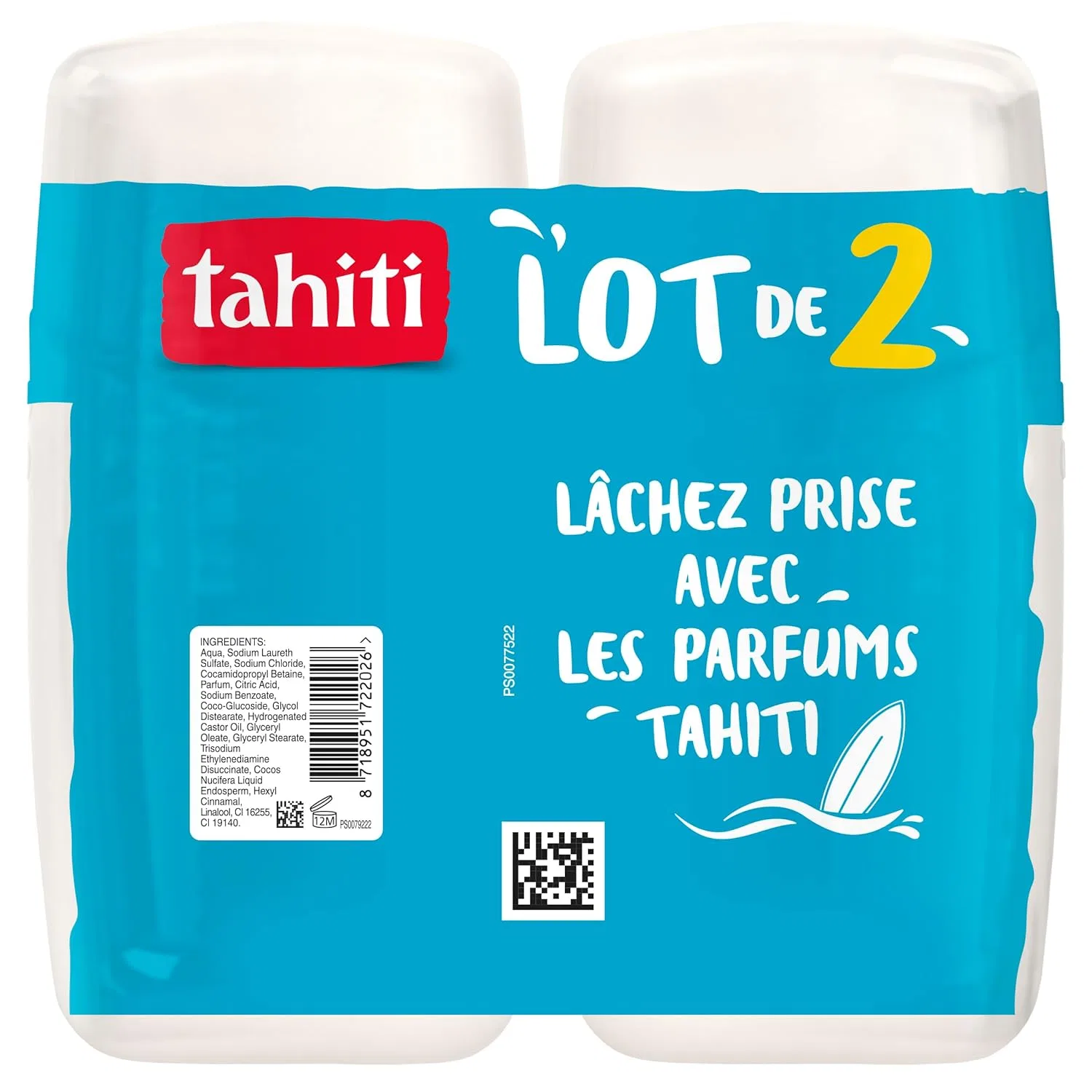 Гель для душа «TAHITI» с ароматом кокоса (2 x 250 мл) Tahiti — фото 2