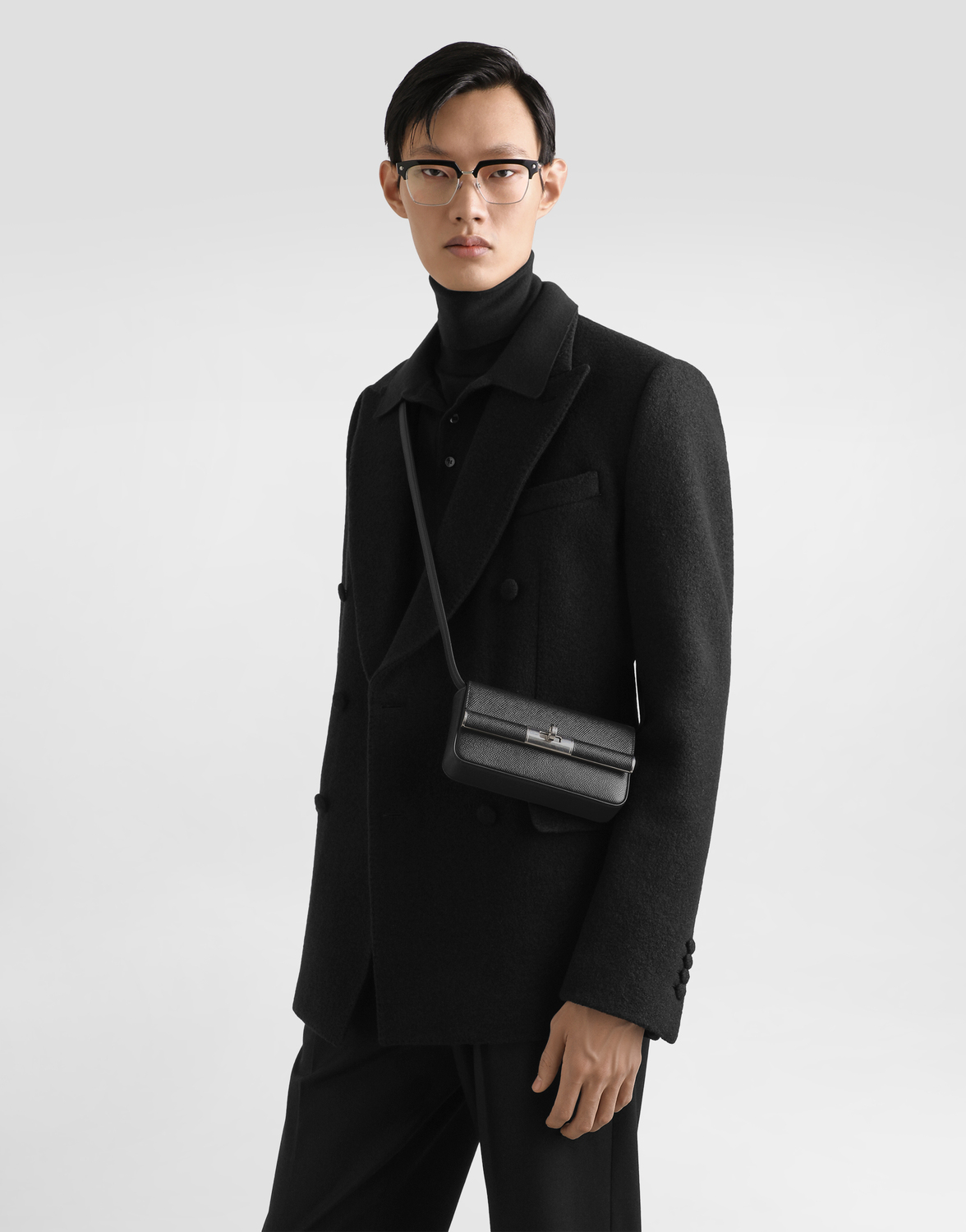 Мини-сумка marlene из телячьей кожи Dolce & Gabbana, черный — фото 2