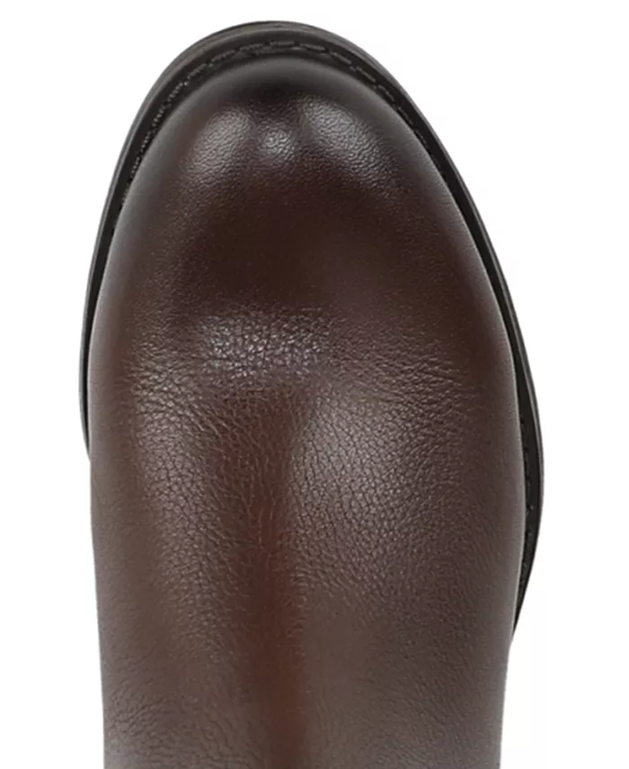 Женские сапоги Jaya Extra Wide Calf с квадратным каблуком до колена Naturalizer, коричневый — фото 4