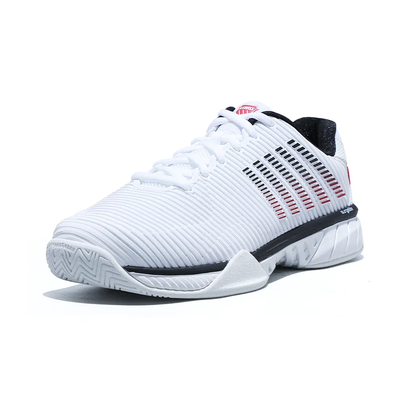 Кроссовки KSWISS для тенниса мужские K·SWISS, White/Black/Gai Shi Red — фото 4