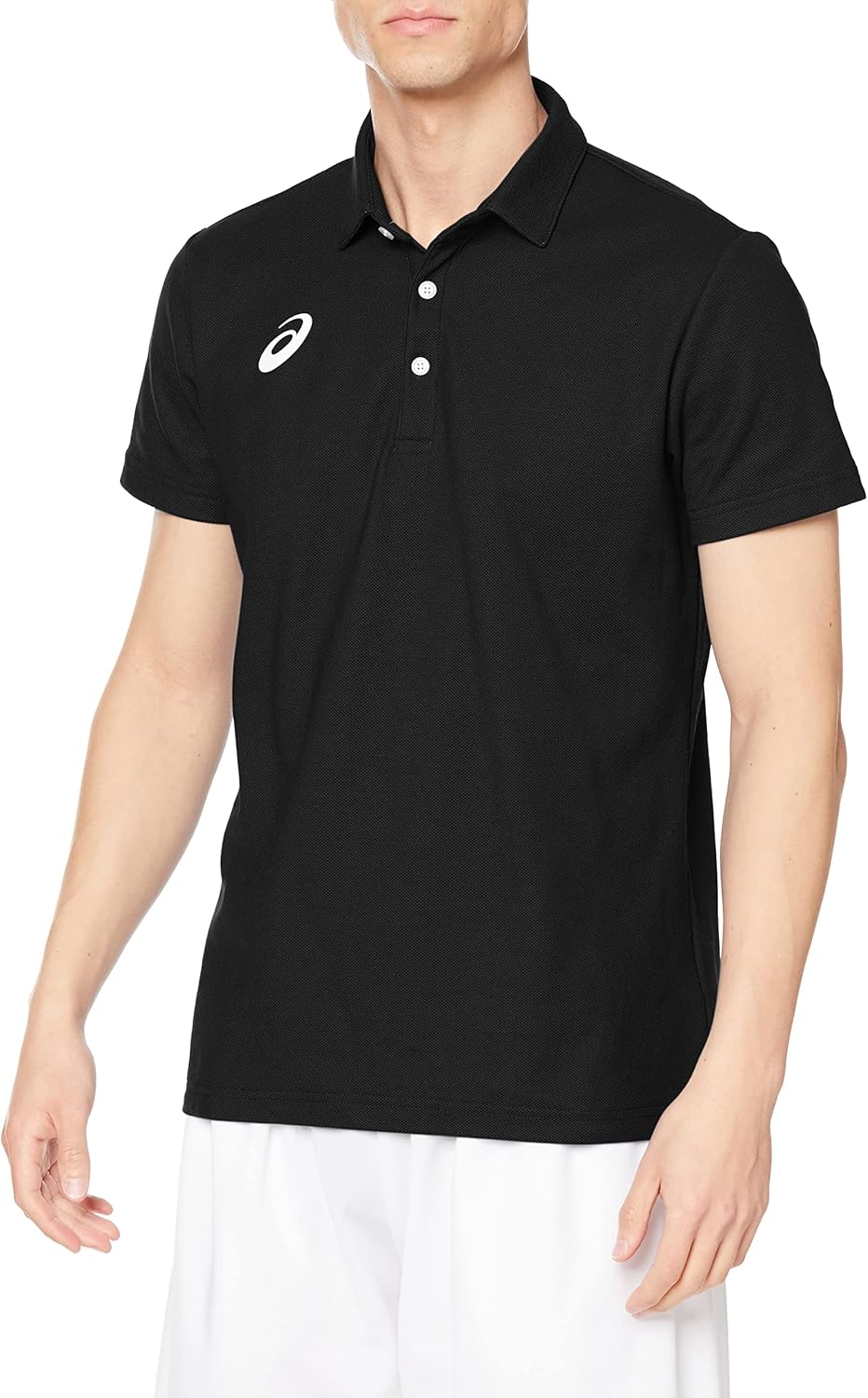 

Мужская футболка-поло Asics 2031A652, тренировочная одежда, черный