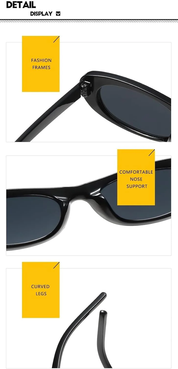 

Женские солнцезащитные очки в маленькой оправе для отдыха, для поездок на работу и на природу, мужские солнцезащитные очки для вождения Generic, Multi-colored