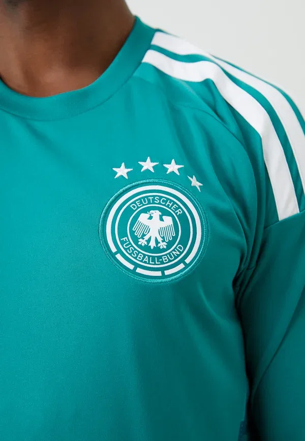 Футболка вратарская Германия DFB 26 Home Long Sleeve National Team Wear Adidas Performance, активный зеленый — фото 4