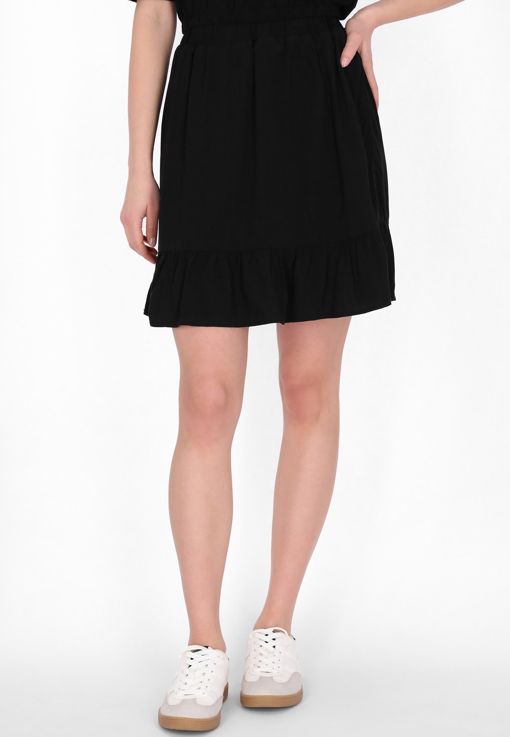 

Юбка А-силуэта Mini skirt myMo, черный