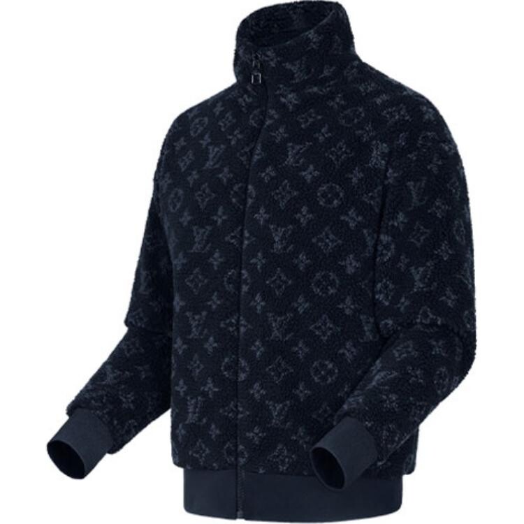 Новые квартальные продукты LV Jacket Men Louis Vuitton, темно-синий — фото 3