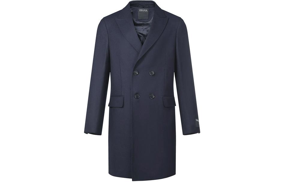 

Пальто мужское синее Ermenegildo Zegna, Синий, Пальто мужское синее Ermenegildo Zegna