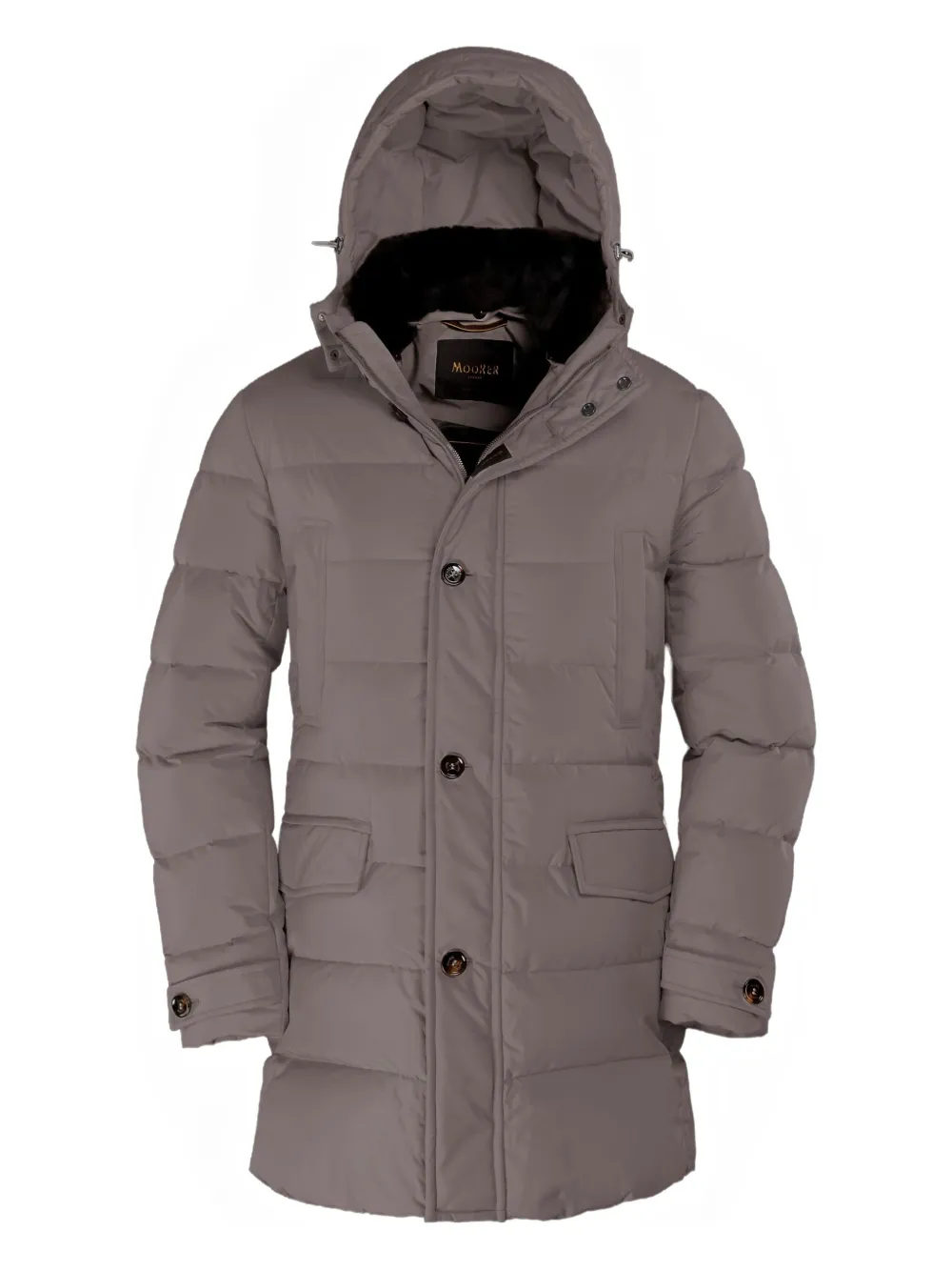 

Пуховик с капюшоном Moorer, коричневый