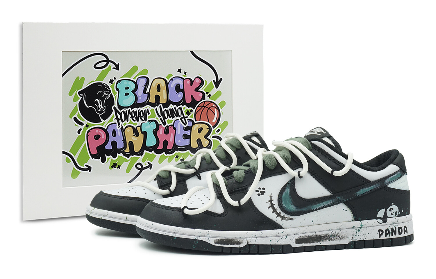 

Мужские кроссовки для скейтбординга Nike Dunk, Black