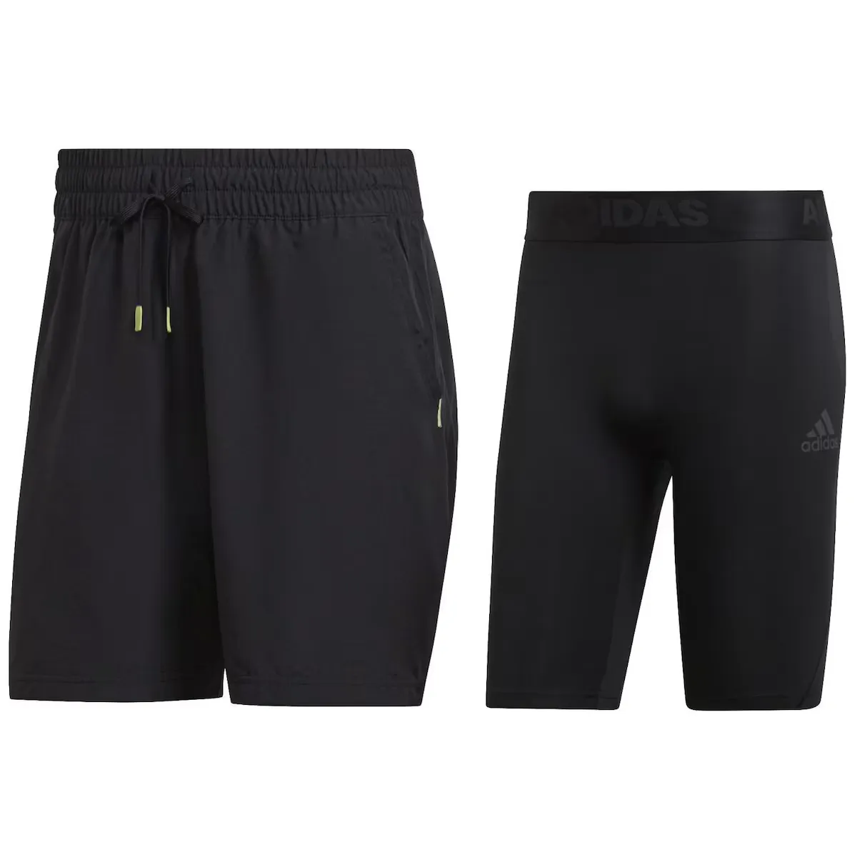

Мужские теннисные шорты Adidas PARIS 2N1, черный