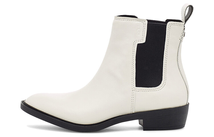 Ботинки-челси женские UGG, белый / черный