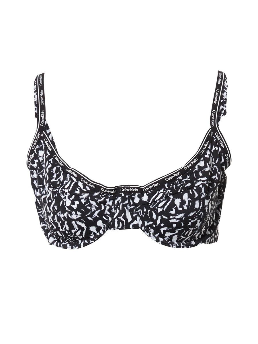 

Верх бикини-балконет Calvin Klein Swimwear, черный
