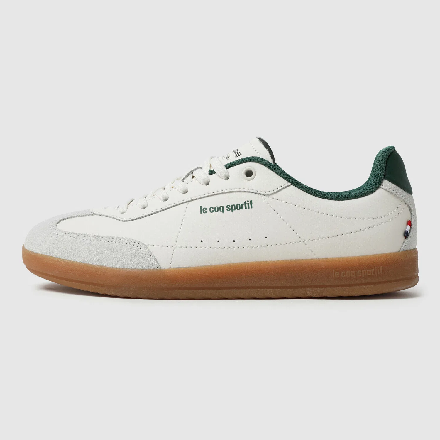 Мужские низкие кроссовки Le Court Classic цвета White Green от Le Coq Sportif