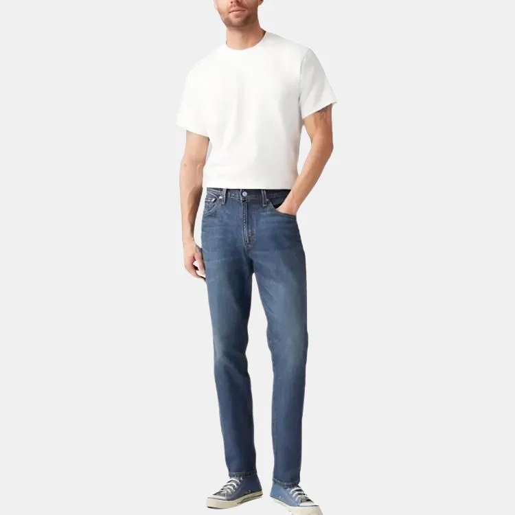 Джинсы мужские dark blue moderate tapered Levis — фото 3