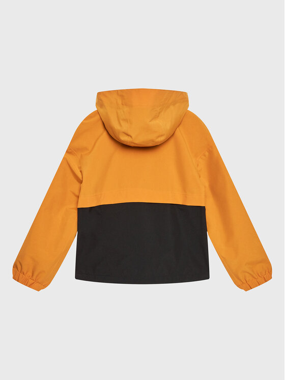 Дождевая куртка regular fit Teen 2L 1609801 Jack Wolfskin, желтый — фото 2