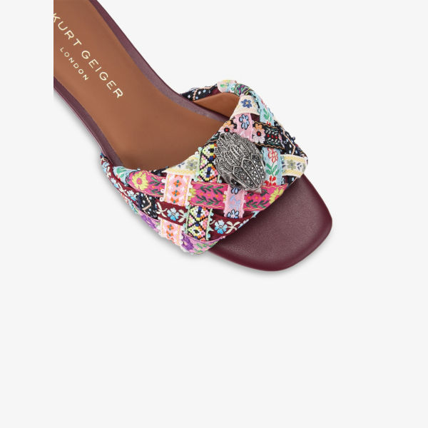 Сандалии Kurt Geiger London, винный — фото 3