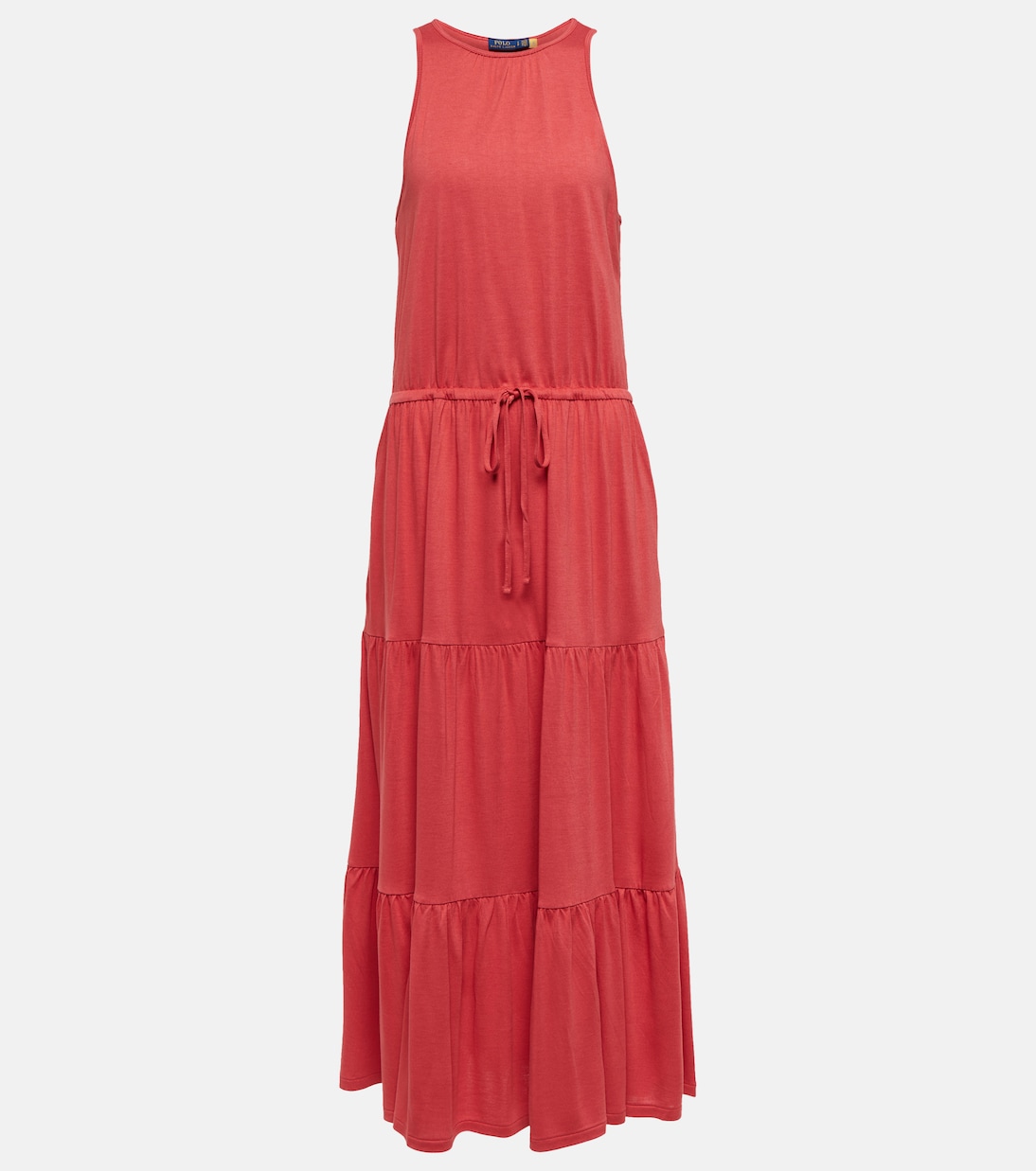 

Многоярусное платье макси Polo Ralph Lauren, Starboard Red