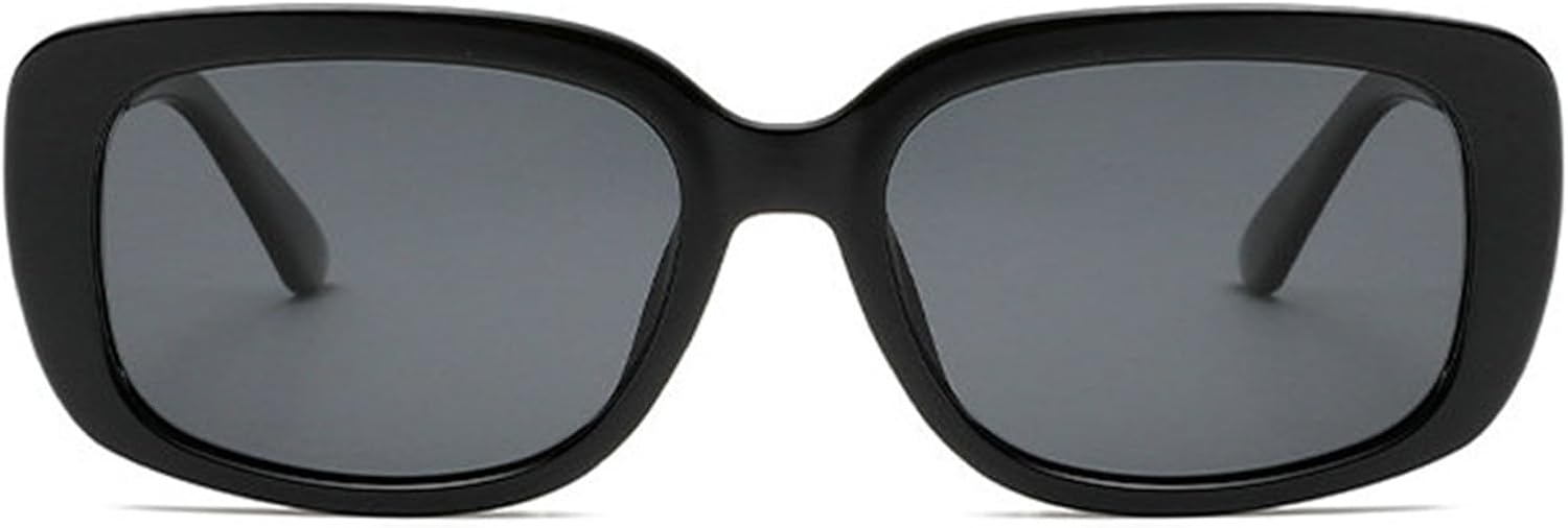 

Willochra Модные ретро-солнцезащитные очки маленького квадратного размера для женщин, защита от УФ-излучения UV400, винтажные, популярные, в стиле Y2K, прямоугольные и овальные, C1