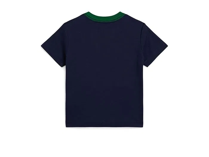 Футболка с логотипом Polo Ralph Lauren Kids, Refined Navy 1 — фото 2