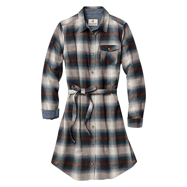 

Женское платье в клетку из фланели на пуговицах Legendary Whitetails, Winter Lights Plaid