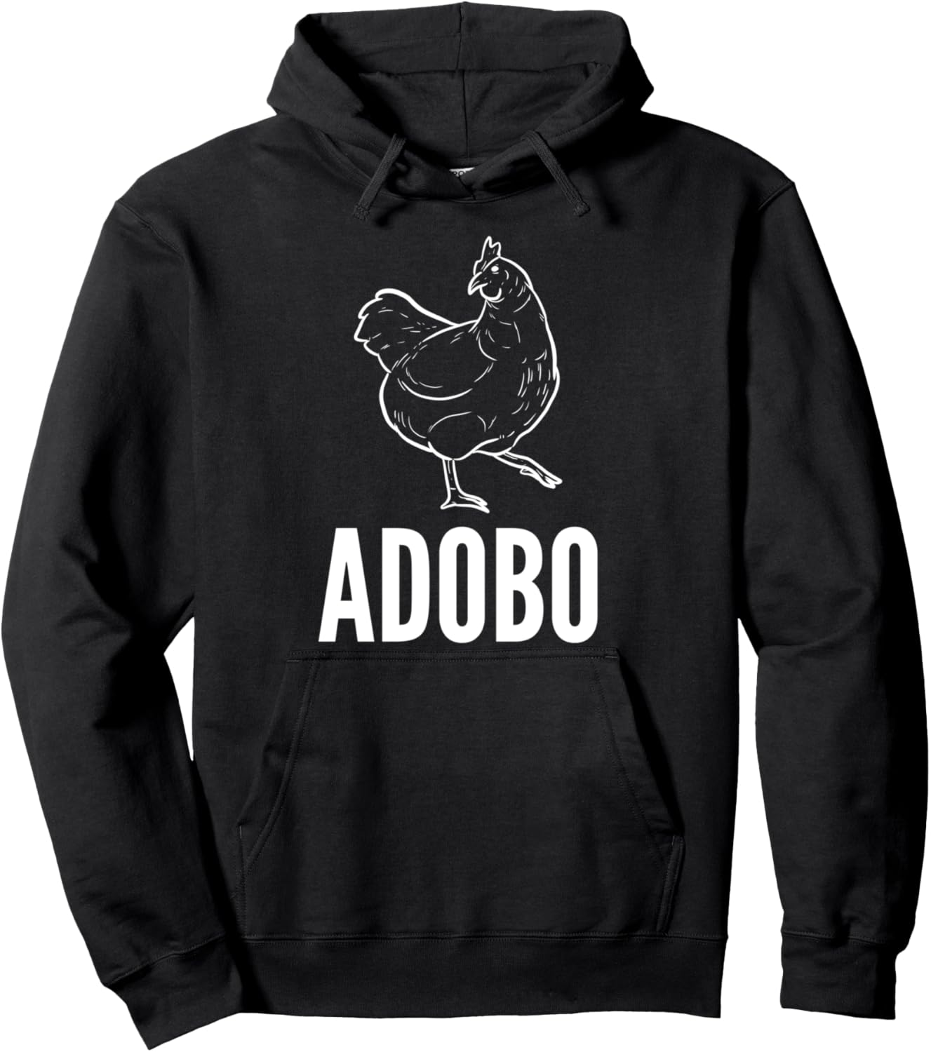 

Толстовка с надписью «Chicken Adobo Philippines People», черный