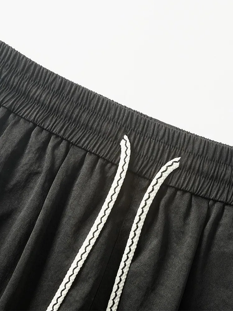 

Мужские шорты Casual Plus Size с эластичным поясом и шнурком