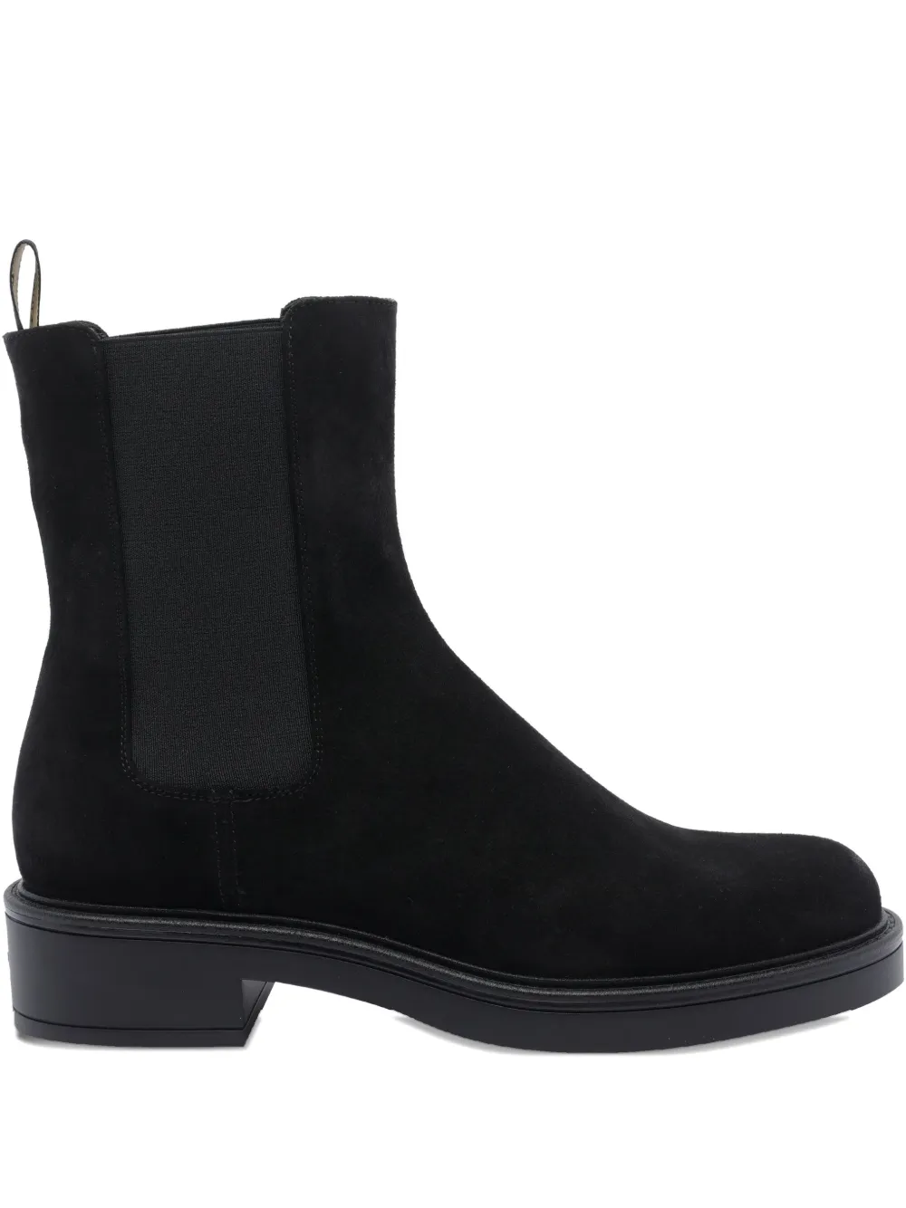 Замшевые ботинки челси Stuart Weitzman, черный
