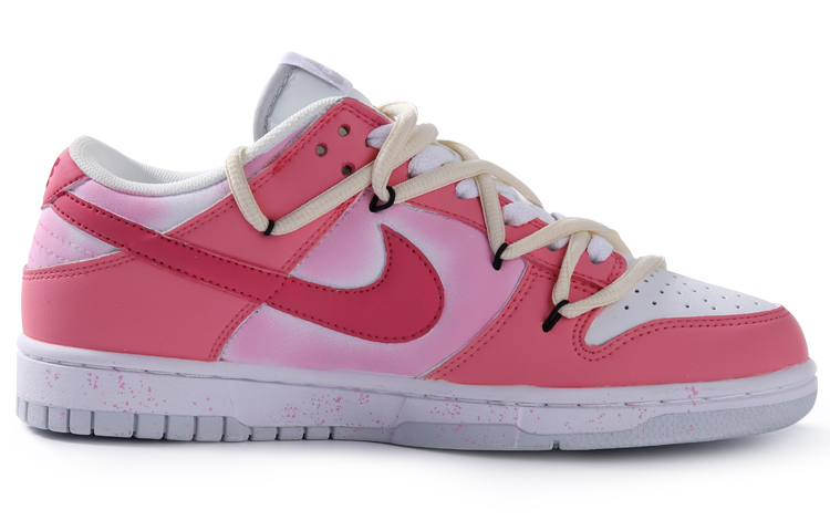 

Кроссовки Nike Dunk Skateboard Shoes Women's Low-Top Pink/White, Розовый, Кроссовки Nike Dunk Skateboard Shoes Women's Low-Top Pink/White